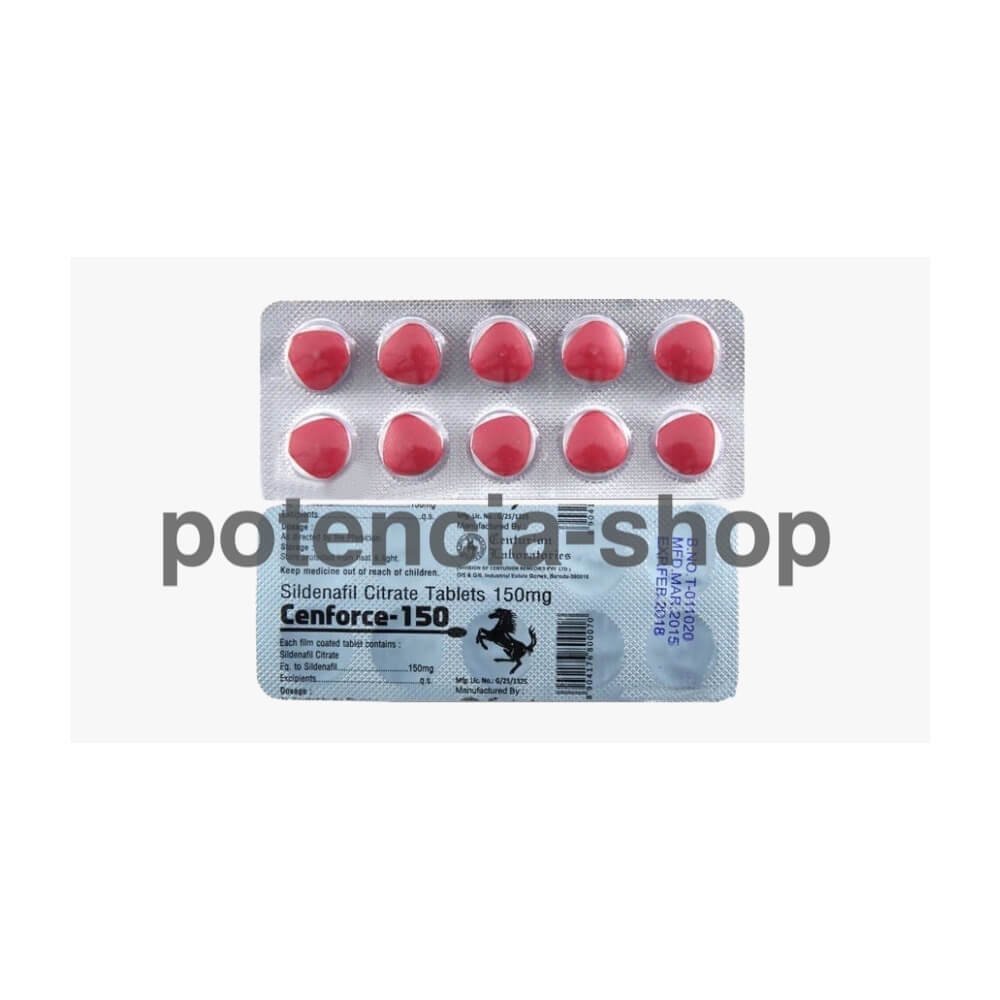 Krabička tabliet Cenforce 150 mg na zlepšenie erekcie